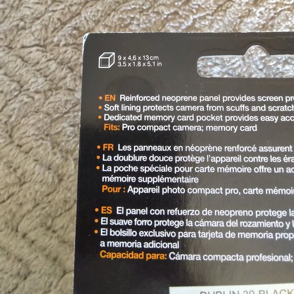 Lowepro Case for Camera, compatible with Panasonic Lumix DC ZS80 Digital Camera - Picture 8 of 8